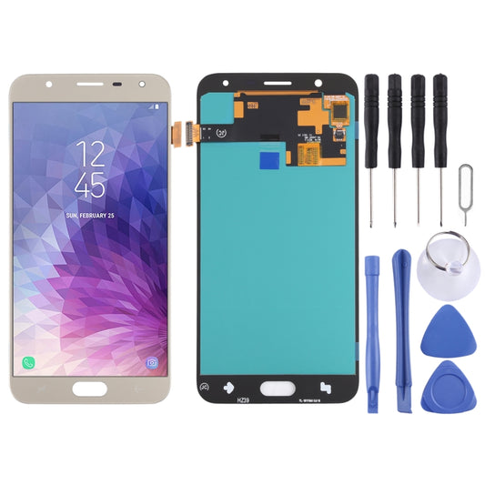 OLED LCD Screen for Samsung Galaxy J4 2018 SM-J400 With Digitizer Full Assembly (Gold) - LCD Screen by buy2fix | Online Shopping UK | buy2fix