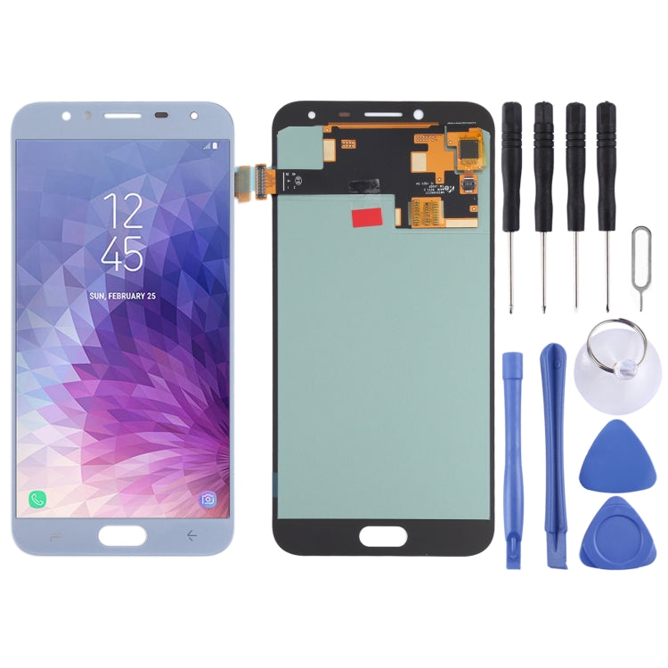 OLED LCD Screen for Samsung Galaxy J4 2018 SM-J400 With Digitizer Full Assembly (Blue) - LCD Screen by buy2fix | Online Shopping UK | buy2fix