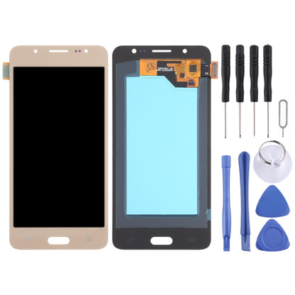 OLED LCD Screen for Samsung Galaxy J5 (2016) SM-J510 With Digitizer Full Assembly (Gold) - LCD Screen by buy2fix | Online Shopping UK | buy2fix