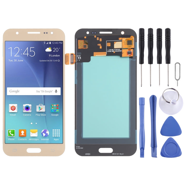 OLED LCD Screen for Samsung Galaxy J5 SM-J500 With Digitizer Full Assembly (Gold) - LCD Screen by buy2fix | Online Shopping UK | buy2fix
