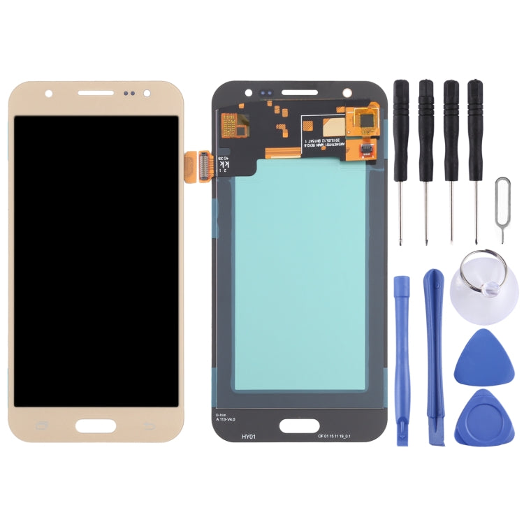 OLED LCD Screen for Samsung Galaxy J5 SM-J500 With Digitizer Full Assembly (Gold) - LCD Screen by buy2fix | Online Shopping UK | buy2fix
