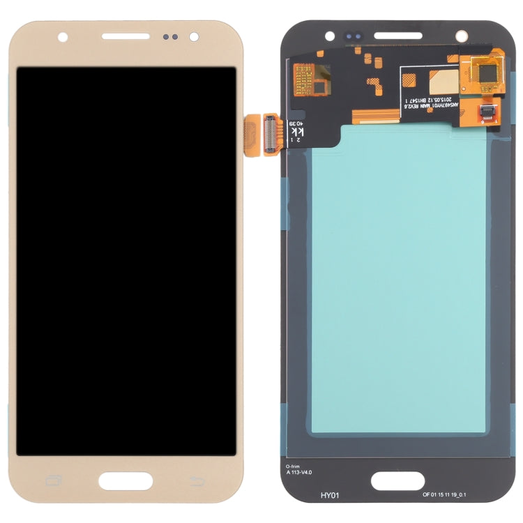 OLED LCD Screen for Samsung Galaxy J5 SM-J500 With Digitizer Full Assembly (Gold) - LCD Screen by buy2fix | Online Shopping UK | buy2fix