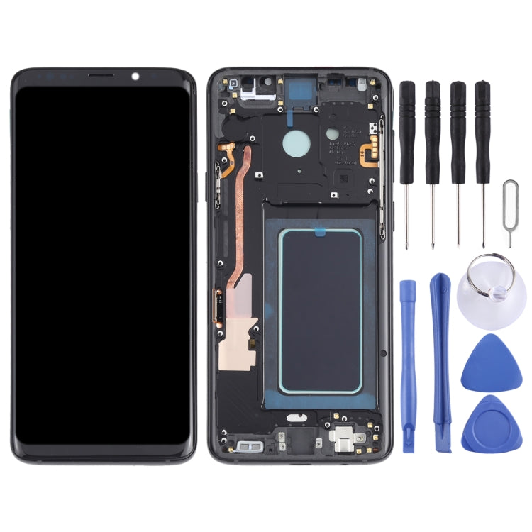 OLED LCD Screen for Samsung Galaxy S9+ SM-G965 Digitizer Full Assembly with Frame (Black) - LCD Screen by buy2fix | Online Shopping UK | buy2fix