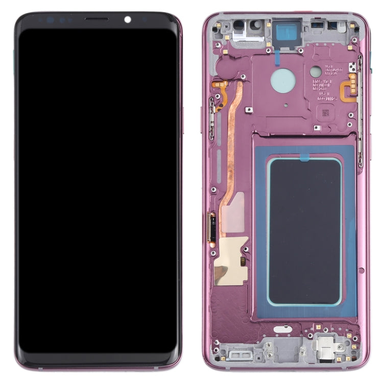 OLED LCD Screen for Samsung Galaxy S9+ SM-G965 Digitizer Full Assembly with Frame (Purple) - LCD Screen by buy2fix | Online Shopping UK | buy2fix