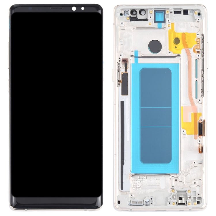 OLED LCD Screen for Samsung Galaxy Note 8 SM-N950 Digitizer Full Assembly with Frame (Gold) - LCD Screen by buy2fix | Online Shopping UK | buy2fix