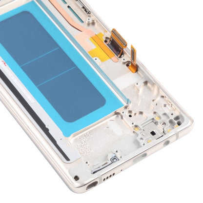 OLED LCD Screen for Samsung Galaxy Note 8 SM-N950 Digitizer Full Assembly with Frame (Gold) - LCD Screen by buy2fix | Online Shopping UK | buy2fix
