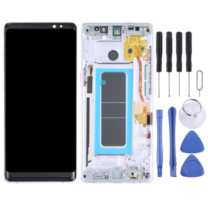 OLED LCD Screen for Samsung Galaxy Note 8 SM-N950 Digitizer Full Assembly with Frame (Purple) - LCD Screen by buy2fix | Online Shopping UK | buy2fix