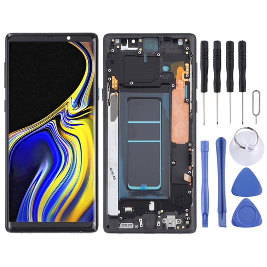 OLED LCD Screen for Samsung Galaxy Note9 SM-N960 Digitizer Full Assembly with Frame (Black) - LCD Screen by buy2fix | Online Shopping UK | buy2fix