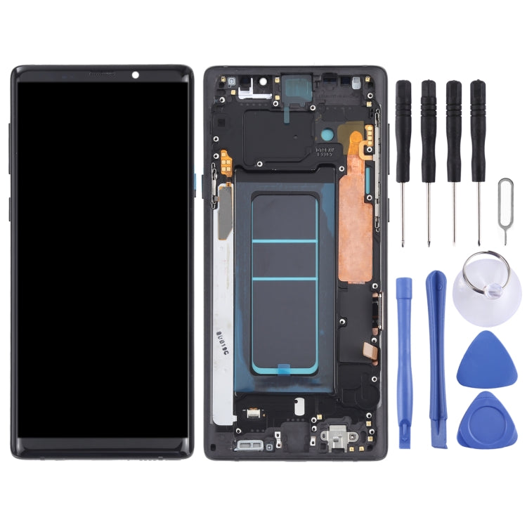 OLED LCD Screen for Samsung Galaxy Note9 SM-N960 Digitizer Full Assembly with Frame (Black) - LCD Screen by buy2fix | Online Shopping UK | buy2fix