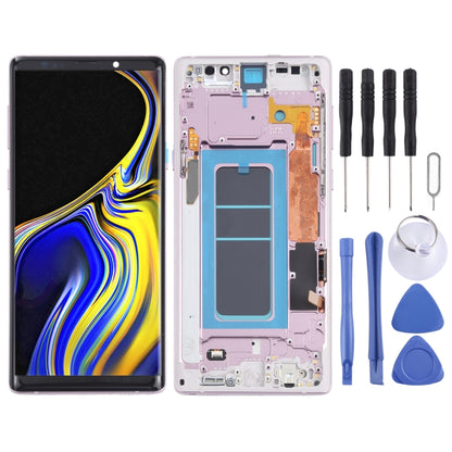 OLED LCD Screen for Samsung Galaxy Note9 SM-N960 Digitizer Full Assembly with Frame (Purple) - LCD Screen by buy2fix | Online Shopping UK | buy2fix