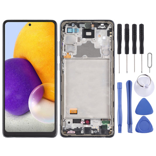 incell Material LCD Screen and Digitizer Full Assembly with Frame (Not Supporting Fingerprint Identification) for Samsung Galaxy A72 4G SM-A725 - LCD Screen by buy2fix | Online Shopping UK | buy2fix