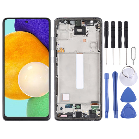 incell Material LCD Screen and Digitizer Full Assembly with Frame (Not Supporting Fingerprint Identification) for Samsung Galaxy A52 5G SM-A526 - LCD Screen by buy2fix | Online Shopping UK | buy2fix