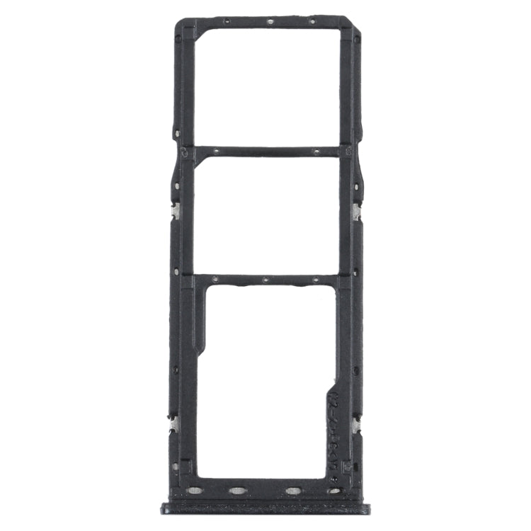 For Samsung Galaxy M21 SM-M215 SIM Card Tray + SIM Card Tray + Micro SD Card Tray (Black) - Card Tray by buy2fix | Online Shopping UK | buy2fix