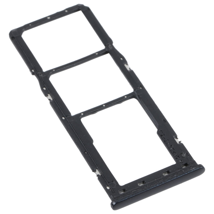 For Samsung Galaxy M21 SM-M215 SIM Card Tray + SIM Card Tray + Micro SD Card Tray (Black) - Card Tray by buy2fix | Online Shopping UK | buy2fix