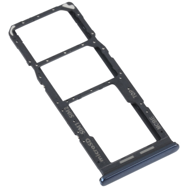 For Samsung Galaxy M32 SM-M325 SIM Card Tray + SIM Card Tray + Micro SD Card Tray (Black) - Card Tray by buy2fix | Online Shopping UK | buy2fix