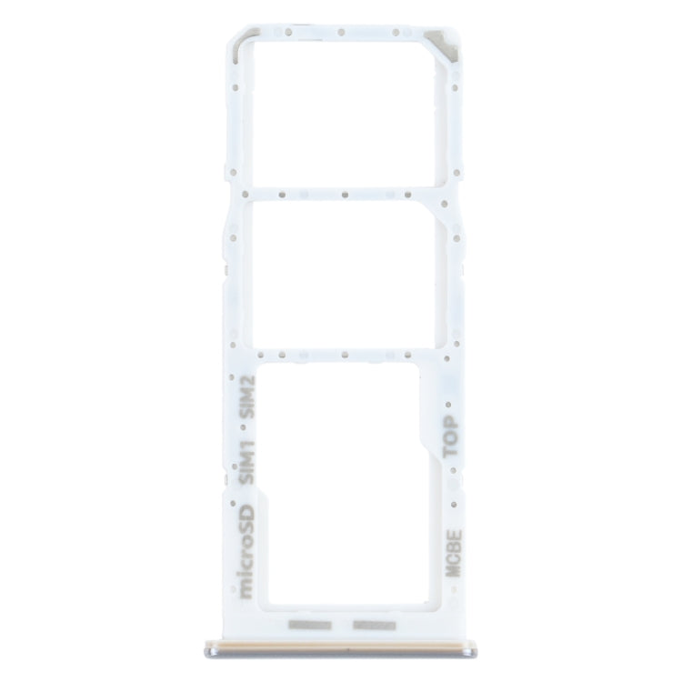 For Samsung Galaxy M32 SM-M325 SIM Card Tray + SIM Card Tray + Micro SD Card Tray (Silver) - Card Tray by buy2fix | Online Shopping UK | buy2fix