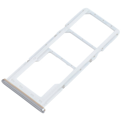 For Samsung Galaxy M32 SM-M325 SIM Card Tray + SIM Card Tray + Micro SD Card Tray (Silver) - Card Tray by buy2fix | Online Shopping UK | buy2fix