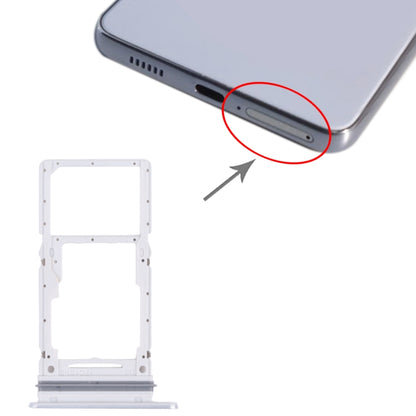 For Samsung Galaxy A33 5G SM-A336B Original SIM Card Tray + SIM Card Tray / Micro SD card tray (White) - Card Tray by buy2fix | Online Shopping UK | buy2fix