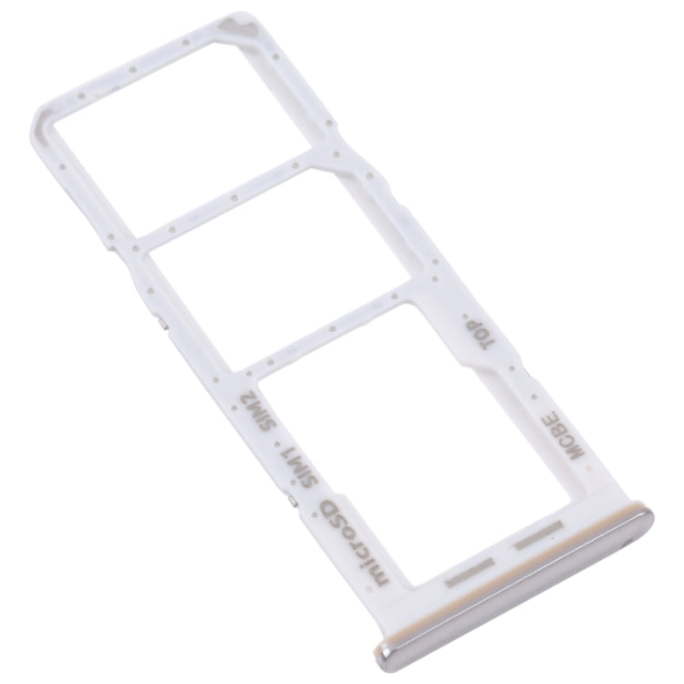 For Samsung Galaxy M32 5G SM-M326B Original SIM Card Tray + SIM Card Tray + Micro SD card tray (White) - Card Tray by buy2fix | Online Shopping UK | buy2fix