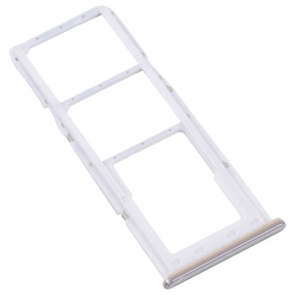 For Samsung Galaxy M32 5G SM-M326B Original SIM Card Tray + SIM Card Tray + Micro SD card tray (White) - Card Tray by buy2fix | Online Shopping UK | buy2fix