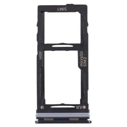 For Samsung Galaxy M52 5G SM-M526B Original SIM Card Tray + SIM Card Tray / Micro SD card tray (Black) - Card Tray by buy2fix | Online Shopping UK | buy2fix