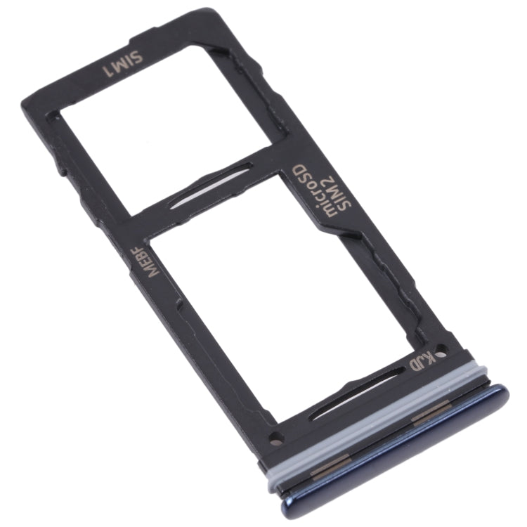 For Samsung Galaxy M52 5G SM-M526B Original SIM Card Tray + SIM Card Tray / Micro SD card tray (Black) - Card Tray by buy2fix | Online Shopping UK | buy2fix