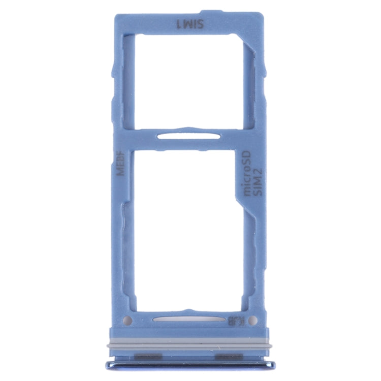 For Samsung Galaxy M52 5G SM-M526B Original SIM Card Tray + SIM Card Tray / Micro SD card tray (Blue) - Card Tray by buy2fix | Online Shopping UK | buy2fix