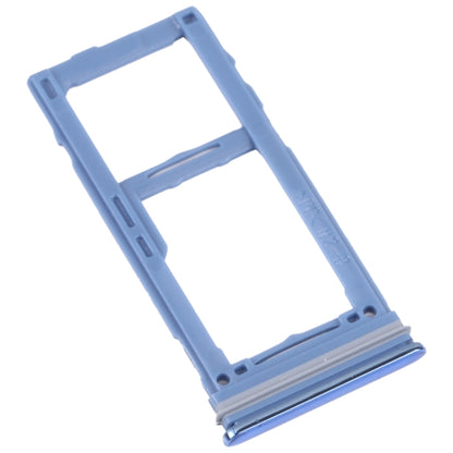 For Samsung Galaxy M52 5G SM-M526B Original SIM Card Tray + SIM Card Tray / Micro SD card tray (Blue) - Card Tray by buy2fix | Online Shopping UK | buy2fix