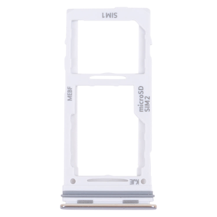 For Samsung Galaxy M52 5G SM-M526B Original SIM Card Tray + SIM Card Tray / Micro SD card tray (White) - Card Tray by buy2fix | Online Shopping UK | buy2fix