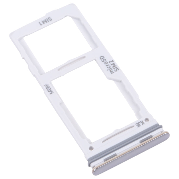 For Samsung Galaxy M52 5G SM-M526B Original SIM Card Tray + SIM Card Tray / Micro SD card tray (White) - Card Tray by buy2fix | Online Shopping UK | buy2fix