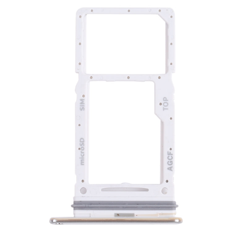For Samsung Galaxy A73 5G SM-A736B Original SIM Card Tray + SIM Card Tray / Micro SD Card Tray (White) - Card Tray by buy2fix | Online Shopping UK | buy2fix