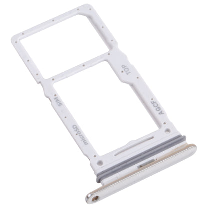 For Samsung Galaxy A73 5G SM-A736B Original SIM Card Tray + SIM Card Tray / Micro SD Card Tray (White) - Card Tray by buy2fix | Online Shopping UK | buy2fix