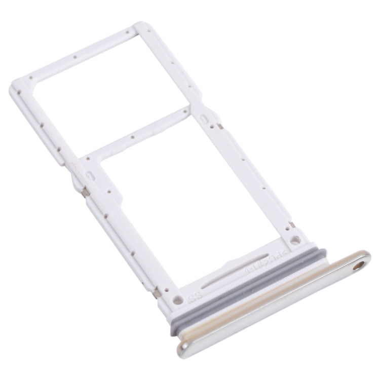 For Samsung Galaxy A73 5G SM-A736B Original SIM Card Tray + SIM Card Tray / Micro SD Card Tray (White) - Card Tray by buy2fix | Online Shopping UK | buy2fix
