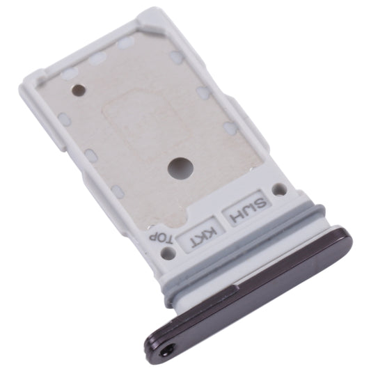 For Samsung Galaxy S22 Ultra 5G SM-S908B Original SIM Card Tray + SIM Card Tray (Black) -  by buy2fix | Online Shopping UK | buy2fix