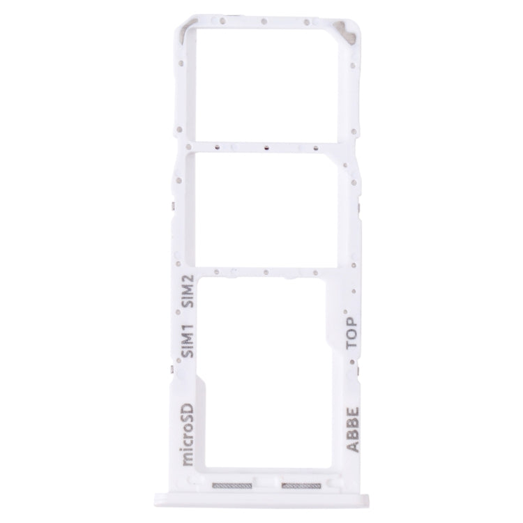For Samsung Galaxy A13 5G SM-A136 Original SIM Card Tray + SIM Card Tray + Micro SD card tray (White) - Card Tray by buy2fix | Online Shopping UK | buy2fix