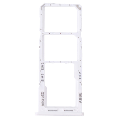 For Samsung Galaxy A13 5G SM-A136 Original SIM Card Tray + SIM Card Tray + Micro SD card tray (White) - Card Tray by buy2fix | Online Shopping UK | buy2fix