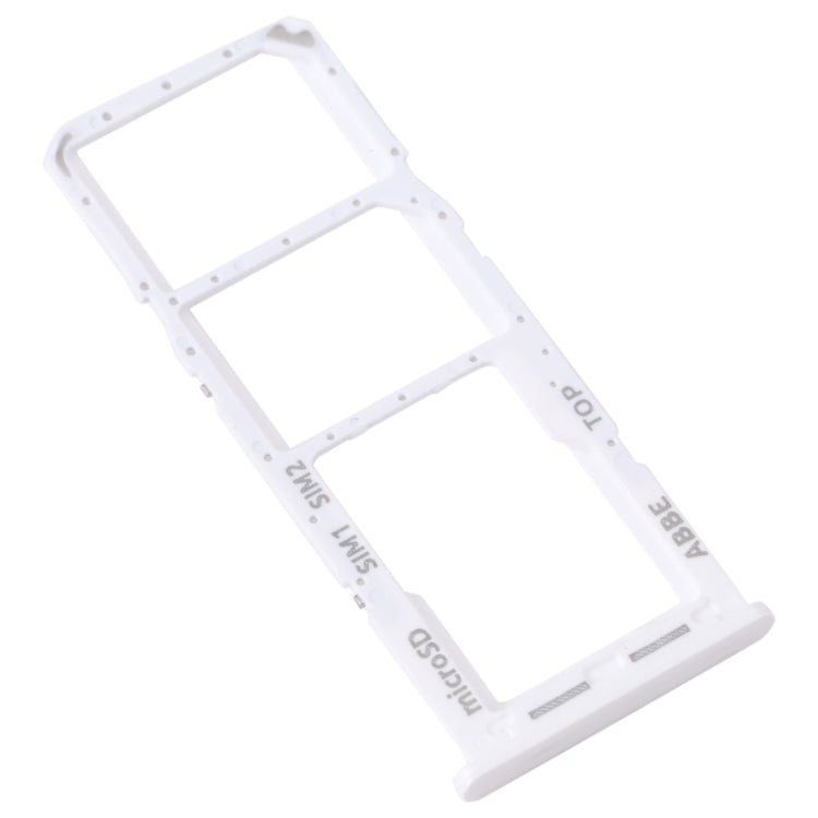 For Samsung Galaxy A13 5G SM-A136 Original SIM Card Tray + SIM Card Tray + Micro SD card tray (White) - Card Tray by buy2fix | Online Shopping UK | buy2fix