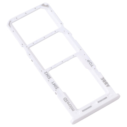 For Samsung Galaxy A13 5G SM-A136 Original SIM Card Tray + SIM Card Tray + Micro SD card tray (White) - Card Tray by buy2fix | Online Shopping UK | buy2fix