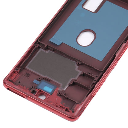 For Samsung Galaxy S20 FE 5G SM-G781B Middle Frame Bezel Plate (Red) - Frame Bezel Plate by buy2fix | Online Shopping UK | buy2fix
