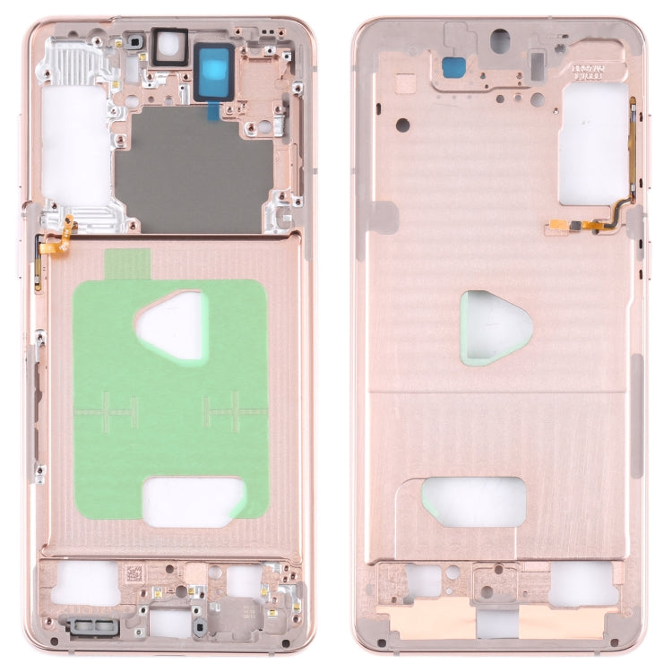 For Samsung Galaxy S21+ 5G SM-G996B Middle Frame Bezel Plate (Pink) - Frame Bezel Plate by buy2fix | Online Shopping UK | buy2fix