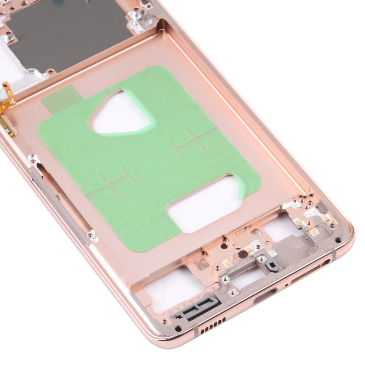 For Samsung Galaxy S21+ 5G SM-G996B Middle Frame Bezel Plate (Pink) - Frame Bezel Plate by buy2fix | Online Shopping UK | buy2fix