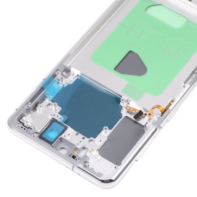 For Samsung Galaxy S21+ 5G SM-G996B Middle Frame Bezel Plate (Silver) - Frame Bezel Plate by buy2fix | Online Shopping UK | buy2fix
