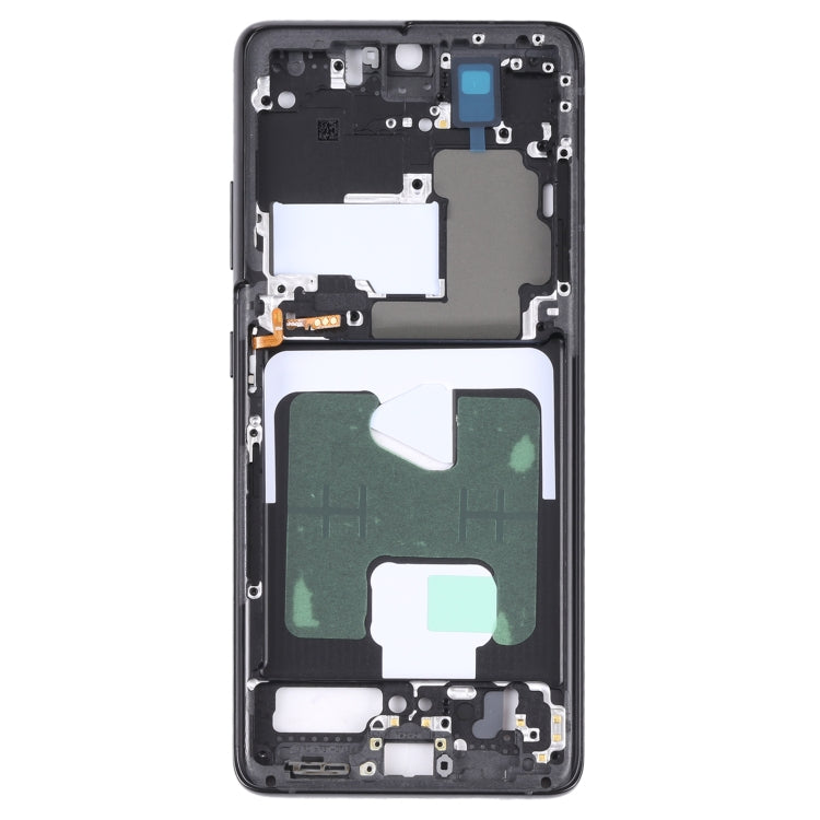 For Samsung Galaxy S21 Ultra 5G SM-G998B Middle Frame Bezel Plate (Black) - Frame Bezel Plate by buy2fix | Online Shopping UK | buy2fix