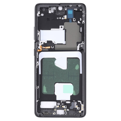 For Samsung Galaxy S21 Ultra 5G SM-G998B Middle Frame Bezel Plate (Black) - Frame Bezel Plate by buy2fix | Online Shopping UK | buy2fix