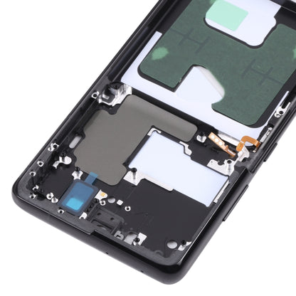 For Samsung Galaxy S21 Ultra 5G SM-G998B Middle Frame Bezel Plate (Black) - Frame Bezel Plate by buy2fix | Online Shopping UK | buy2fix