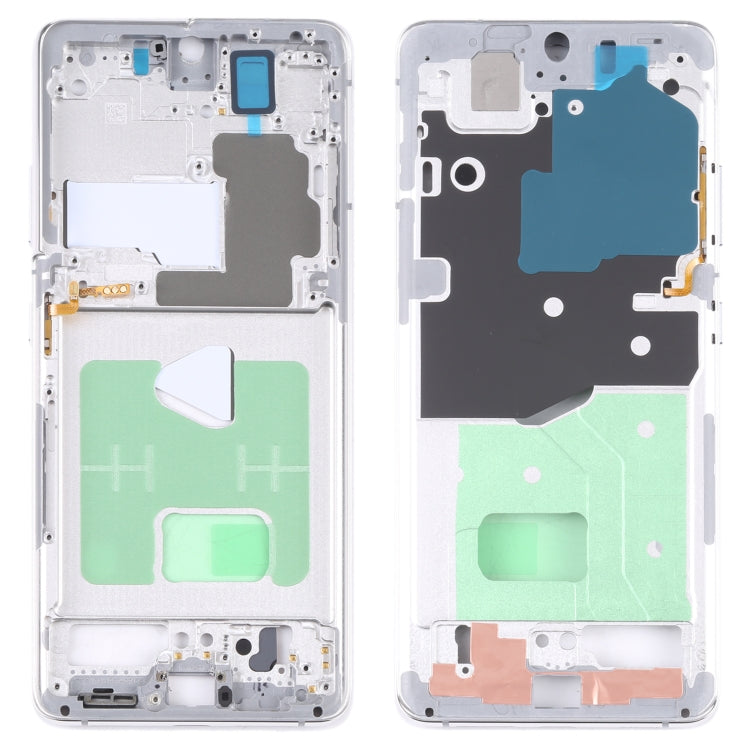For Samsung Galaxy S21 Ultra 5G SM-G998B Middle Frame Bezel Plate (Silver) - Frame Bezel Plate by buy2fix | Online Shopping UK | buy2fix