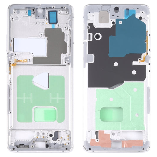For Samsung Galaxy S21 Ultra 5G SM-G998B Middle Frame Bezel Plate (Silver) - Frame Bezel Plate by buy2fix | Online Shopping UK | buy2fix