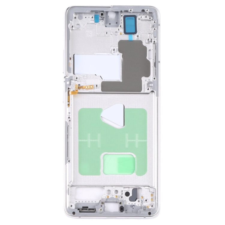 For Samsung Galaxy S21 Ultra 5G SM-G998B Middle Frame Bezel Plate (Silver) - Frame Bezel Plate by buy2fix | Online Shopping UK | buy2fix