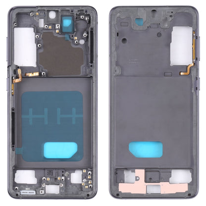 For Samsung Galaxy S21 5G SM-G991B Middle Frame Bezel Plate (Black) - Frame Bezel Plate by buy2fix | Online Shopping UK | buy2fix