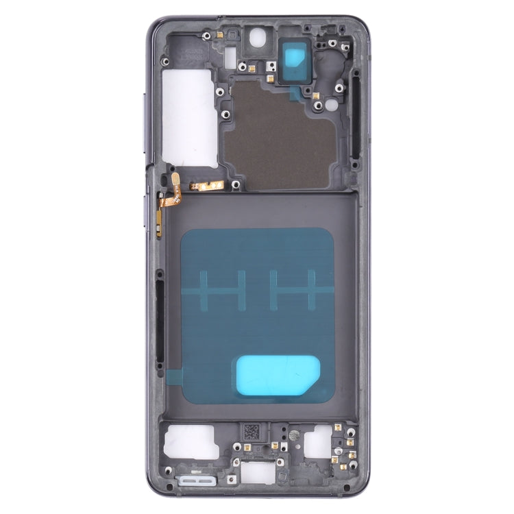 For Samsung Galaxy S21 5G SM-G991B Middle Frame Bezel Plate (Black) - Frame Bezel Plate by buy2fix | Online Shopping UK | buy2fix